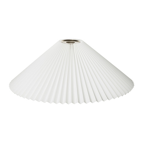 KUDDLAVA - klosz lampy wiszącej, 59 cm, plisowane biały