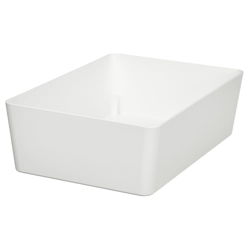KUGGIS Контейнер - білий 18x26x8 см