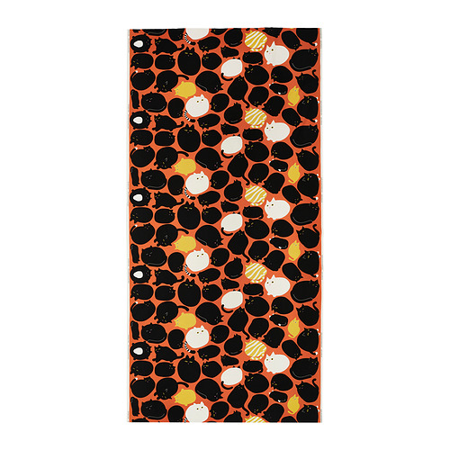 LÄKEMALVA - tkanina przycięta, 150x300 cm, pomarańczowy