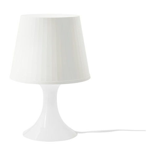 LAMPAN - lampa stołowa, 29 cm, biały
