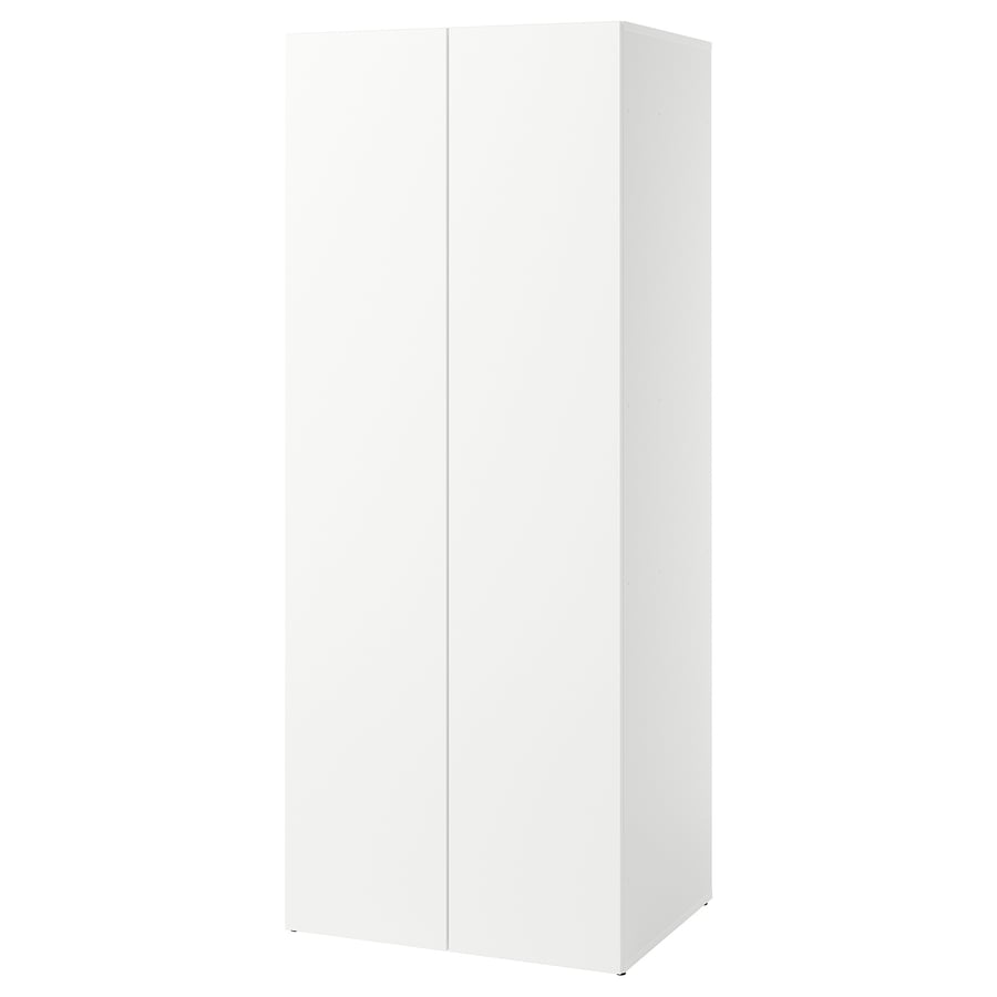 LASTARE rāmis ar durvīm, baltā krāsā, 80x62x200 cm