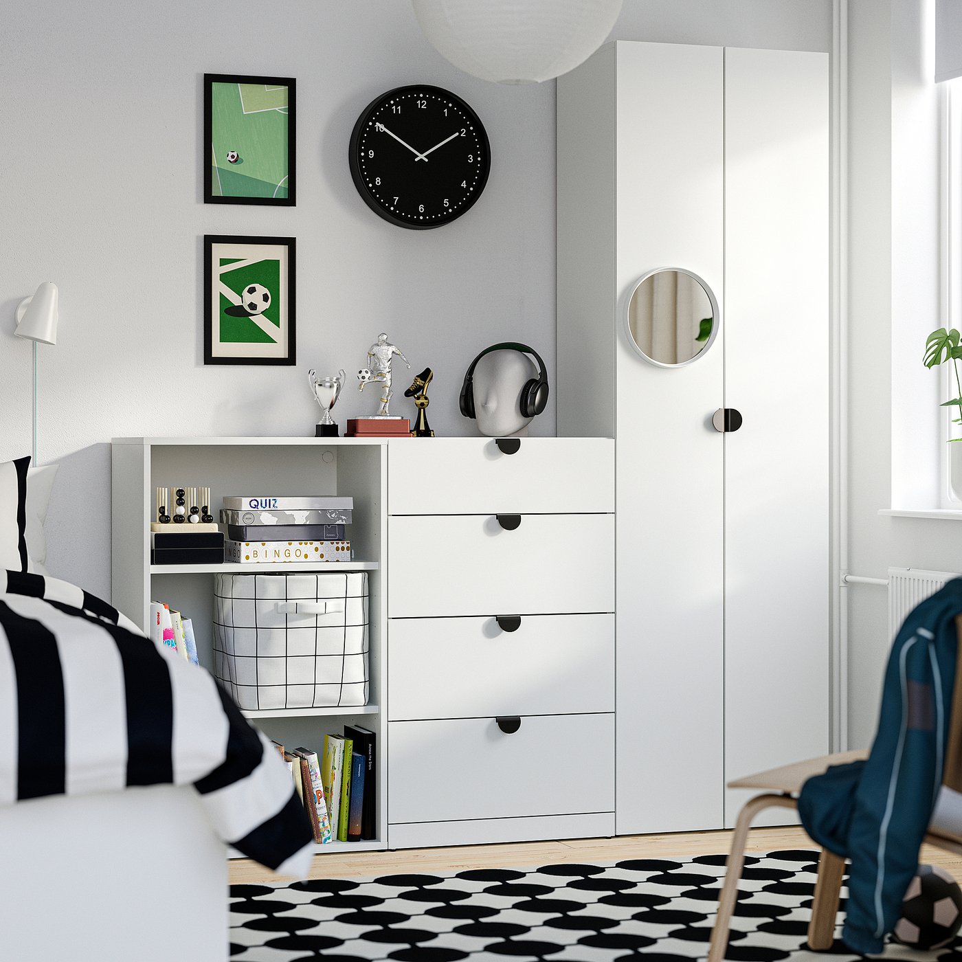Стелаж IKEA LASTARE, білий, 180 × 42 × 201 см — фото 2