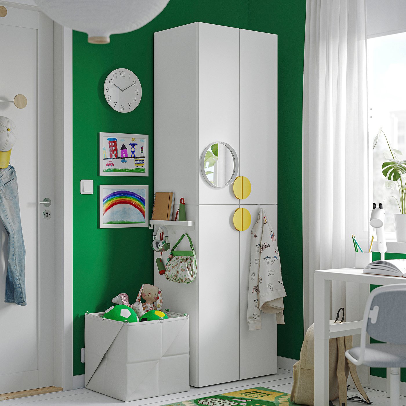 Стелаж IKEA LASTARE, білий, 60 × 42 × 201 см — фото 2
