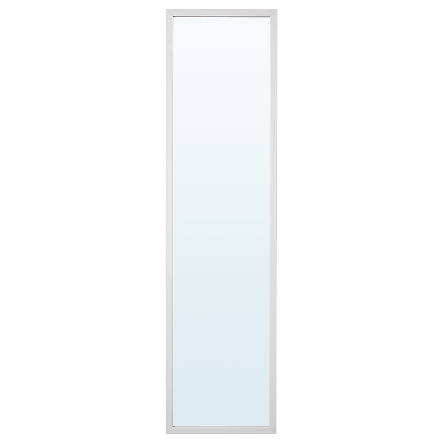 LILJETRÄD peegel, valge, 30x115 cm