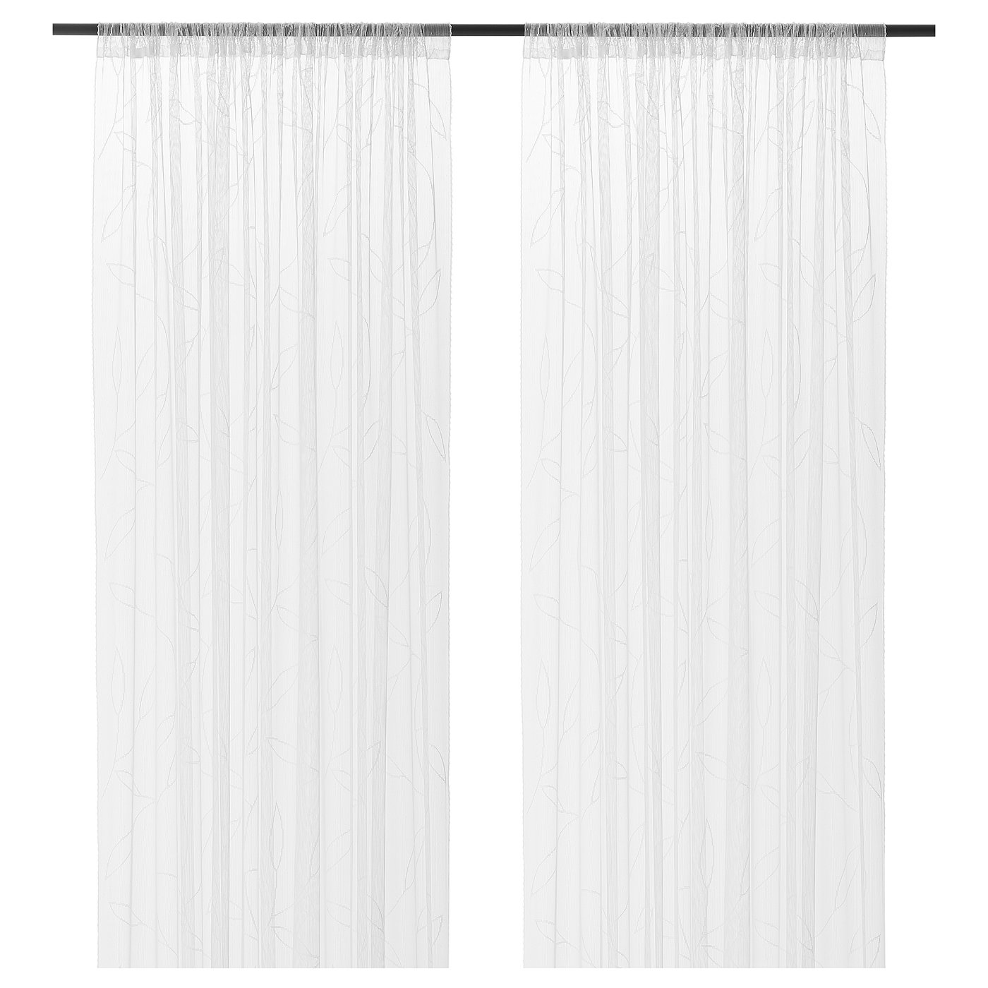ikea lillegerd tyul 2 sht belye listya 145x300 sm 004 647 83