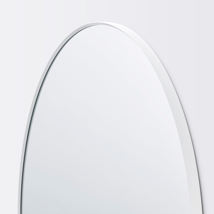 LINDBYN spogulis  Ø80 cm baltā krāsā