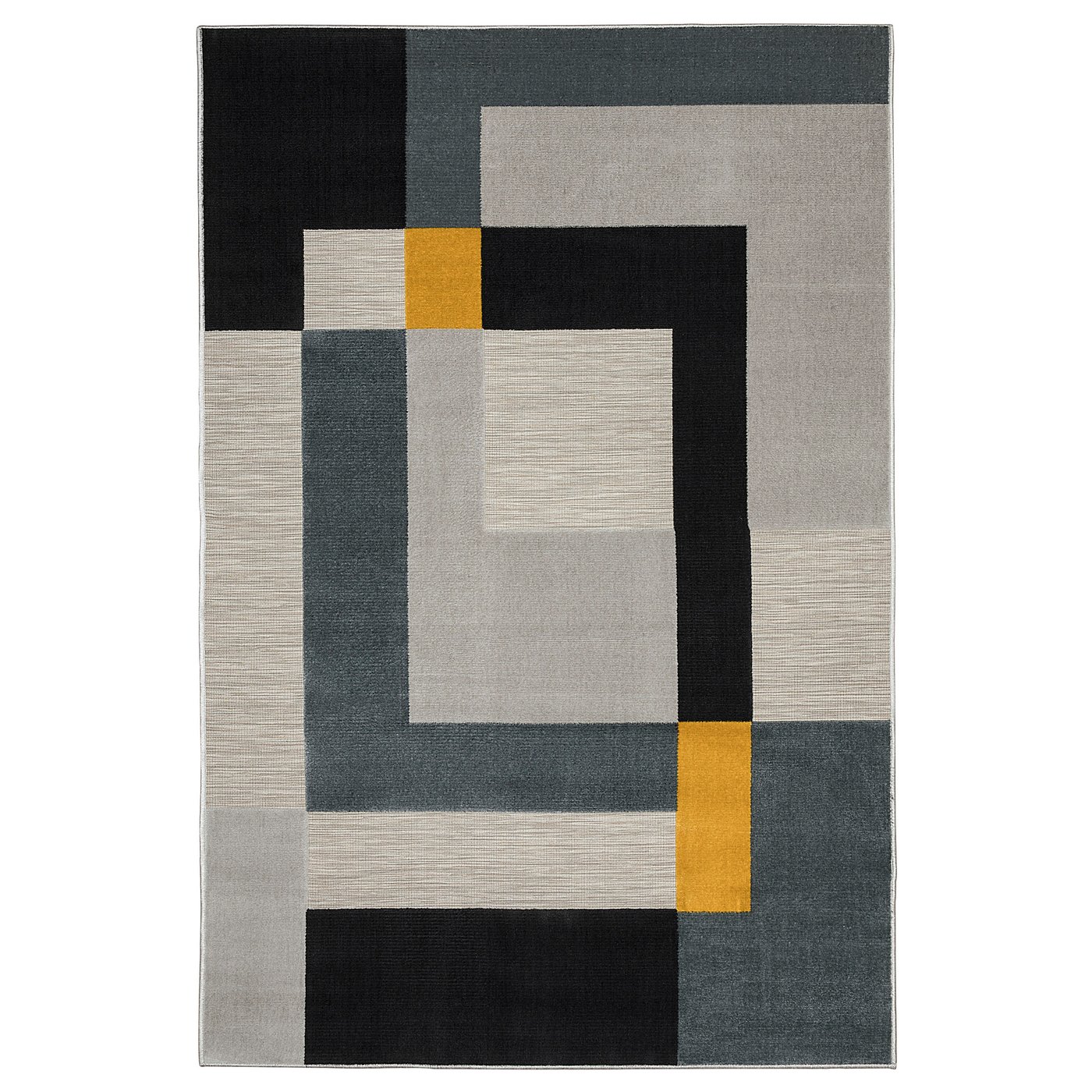 LISELEJE vaip, lühike vaia - beež / hall 130x195 cm Suured kuni keskmise suurusega vaibad