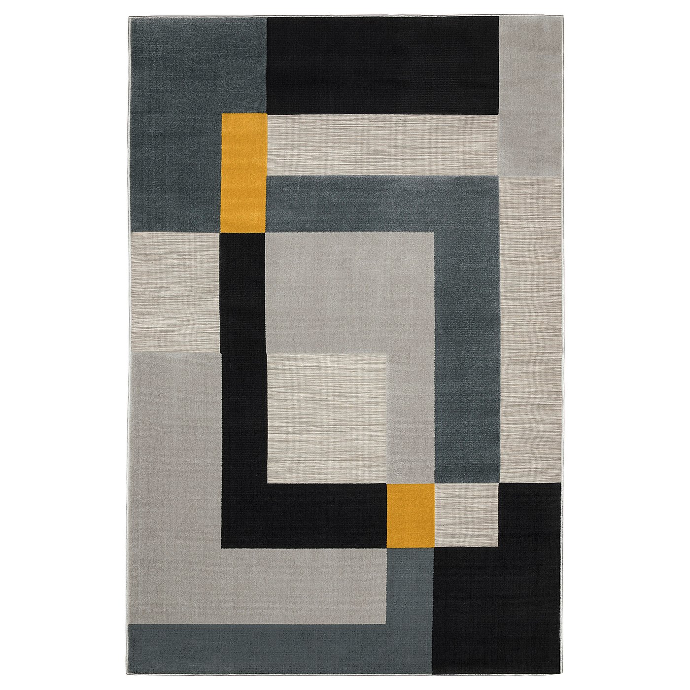 LISELEJE vaip, lühike vaia - beež / hall 155x240 cm Suured kuni keskmise suurusega vaibad