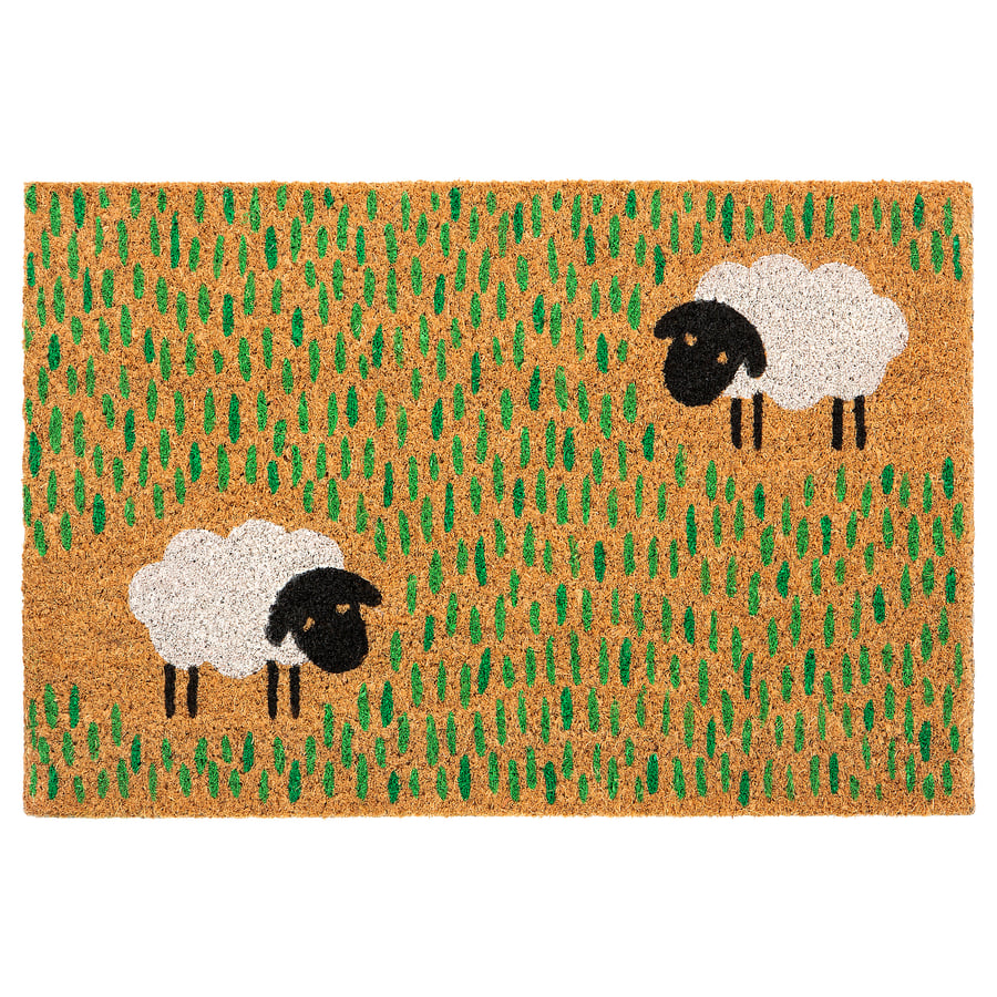 LÖGE uksematt, mitmevärviline/loomamuster, 40x60 cm