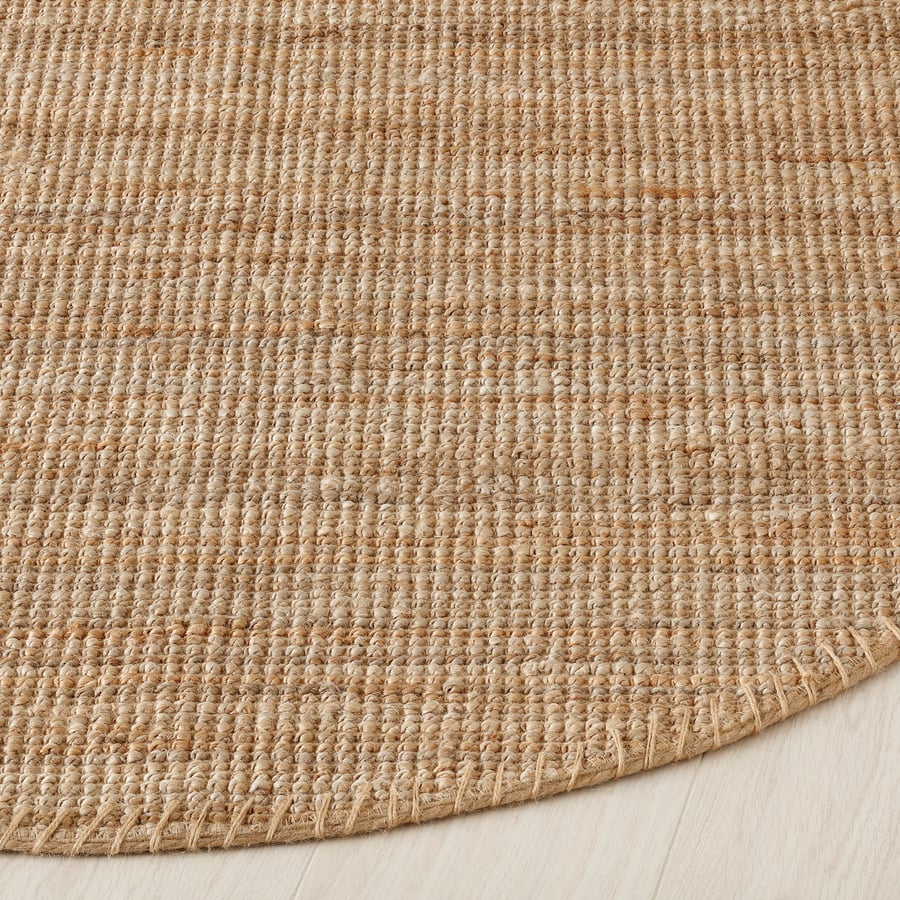 LOHALS plakans austs paklājs, dabīgs, 130 cm