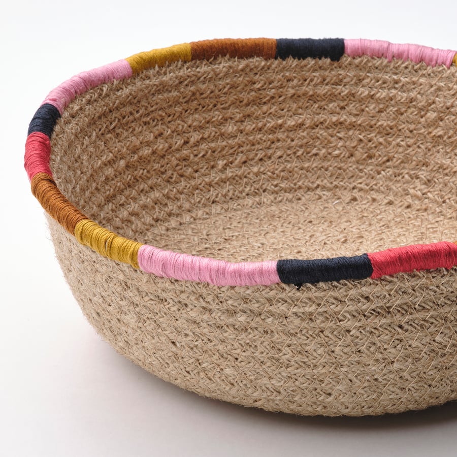 MÄVINN grozs, džuta, 22 cm