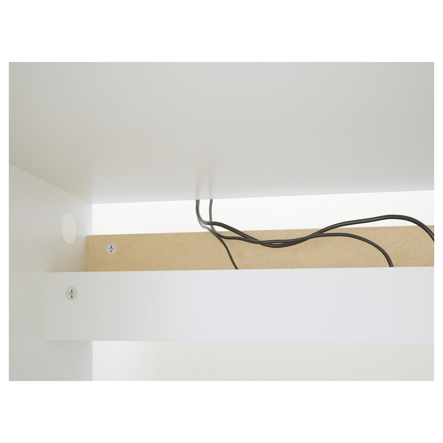 MALM Rakstāmgalds,balts, 140x65 cm