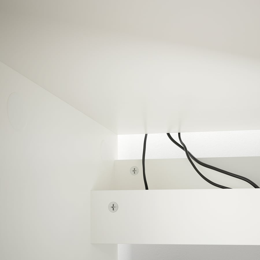 MALM Rakstāmgalds,balts, 140x65 cm