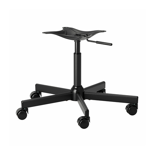 MALSKÄR - rama krzesła obrotowego, czarny