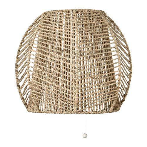 MÅNALG - lampa ścienna, stała instalacja, turzyca/wykonano ręcznie