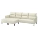 MANNARP Sofa 4 osobowa z szezlongiem, Gunnared beżowy