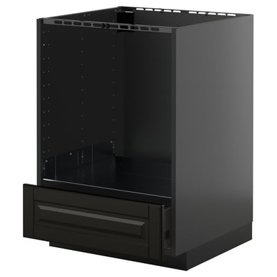 szafka kuchenna z 1 szufladą, nowoczesny design, metaliczne wykończenie.