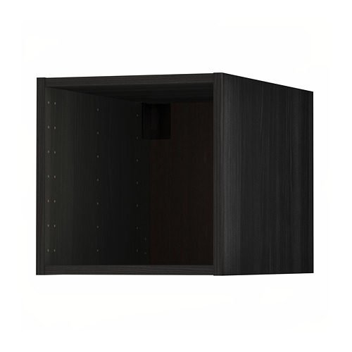 METOD - nadstawka, 40x60x40 cm, imitacja drewna czarny