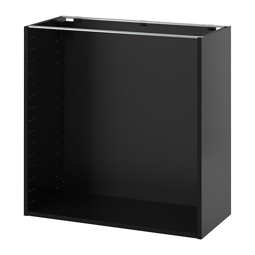 METOD - obud szafki stoj, 80x37x80 cm, czarnoszary