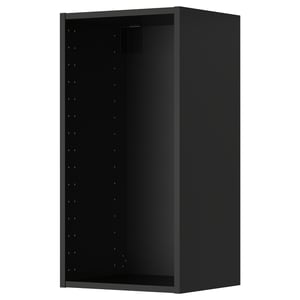 METOD Настінна шафка - чорно-сірий 40x37x80 см