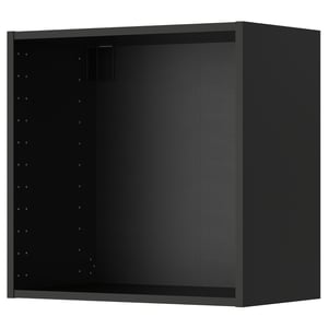 METOD Настінна шафка - чорно-сірий 60x37x60 см