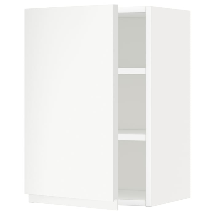 METOD Настінна шафка з полицями, білий/Voxtorp матовий білий, 40x60 см