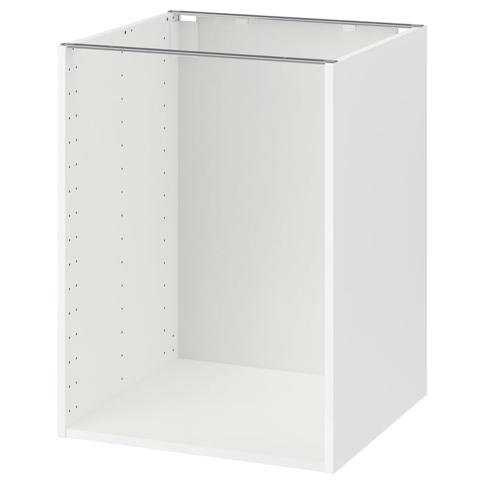 METOD Підлогова шафа, білий, 60x60x80 см