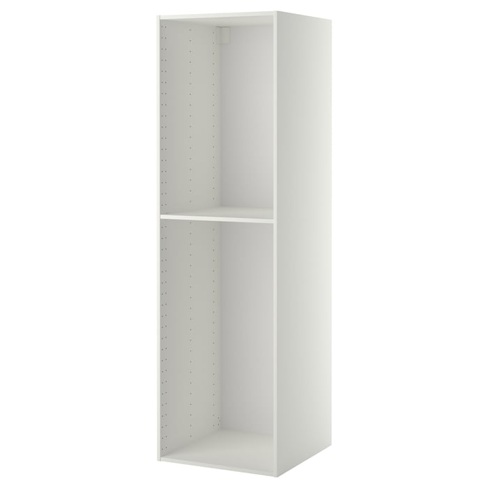 METOD Висока шафа, білий, 60x60x200 см