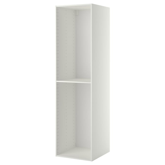 METOD Висока шафа, білий, 60x60x220 см