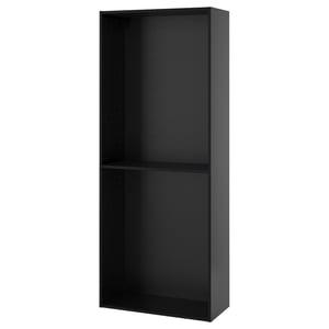 METOD Висока шафа - чорно-сірий 80x37x200 см
