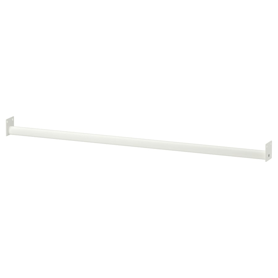 MITTZON drēbju stanga rāmim ar ritenīšiem, baltā krāsā, 80 cm