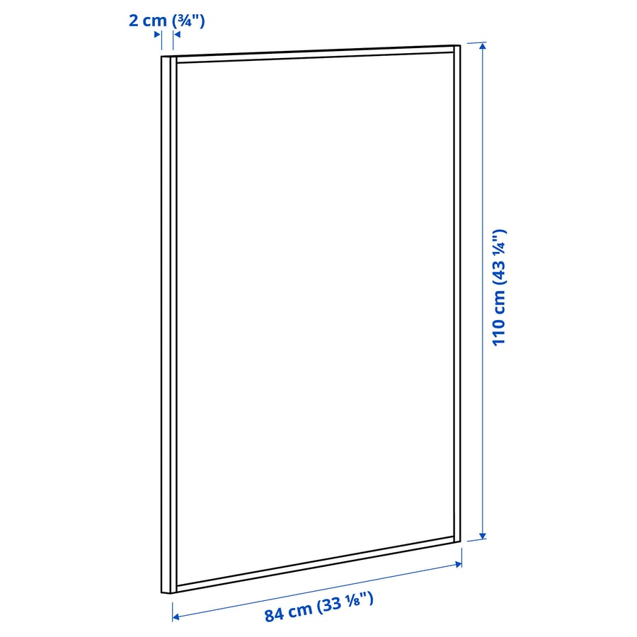 MITTZON valge tahvel/märkmetahvel, valge, 84x110x2 cm MITTZON valge tahvel/märkmetahvel, valge, 84x110x2 cm