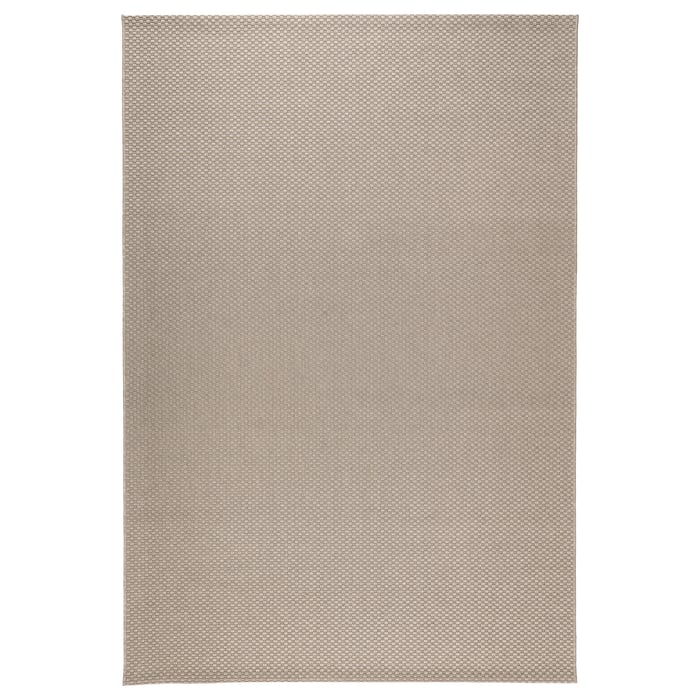 MORUM Безворсовий килим для приміщення/вулиці, бежевий, 200x300 см