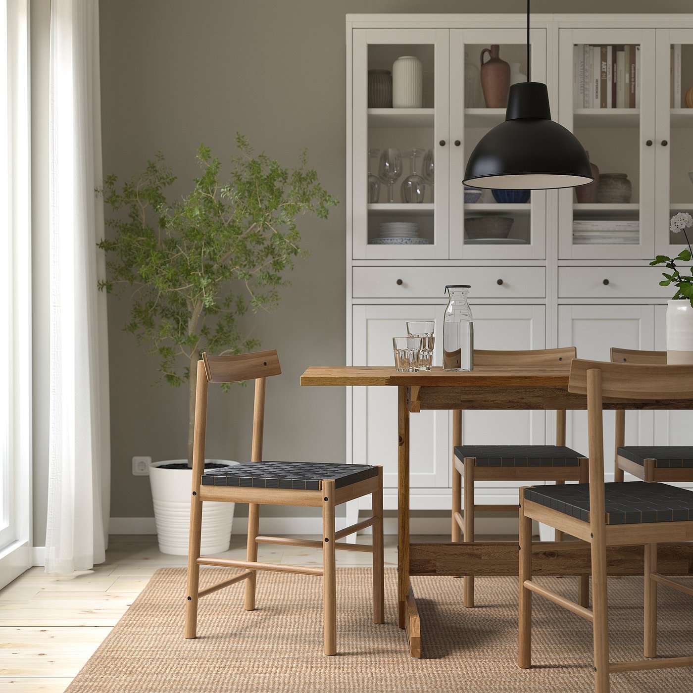 IKEA NACKANÄS ナッカンネース NACKANÄS ナッカンネース テーブル, アカシア材, 80 cm - IKEA