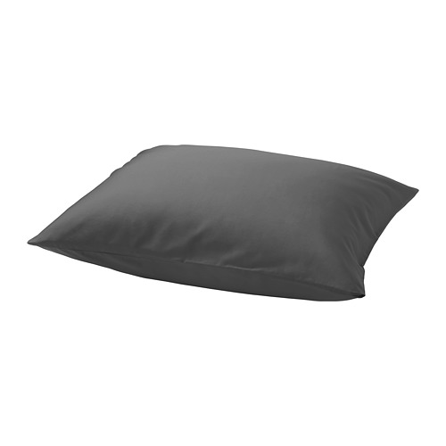 NATTJASMIN - poszewka, 50x60 cm, ciemnoszary