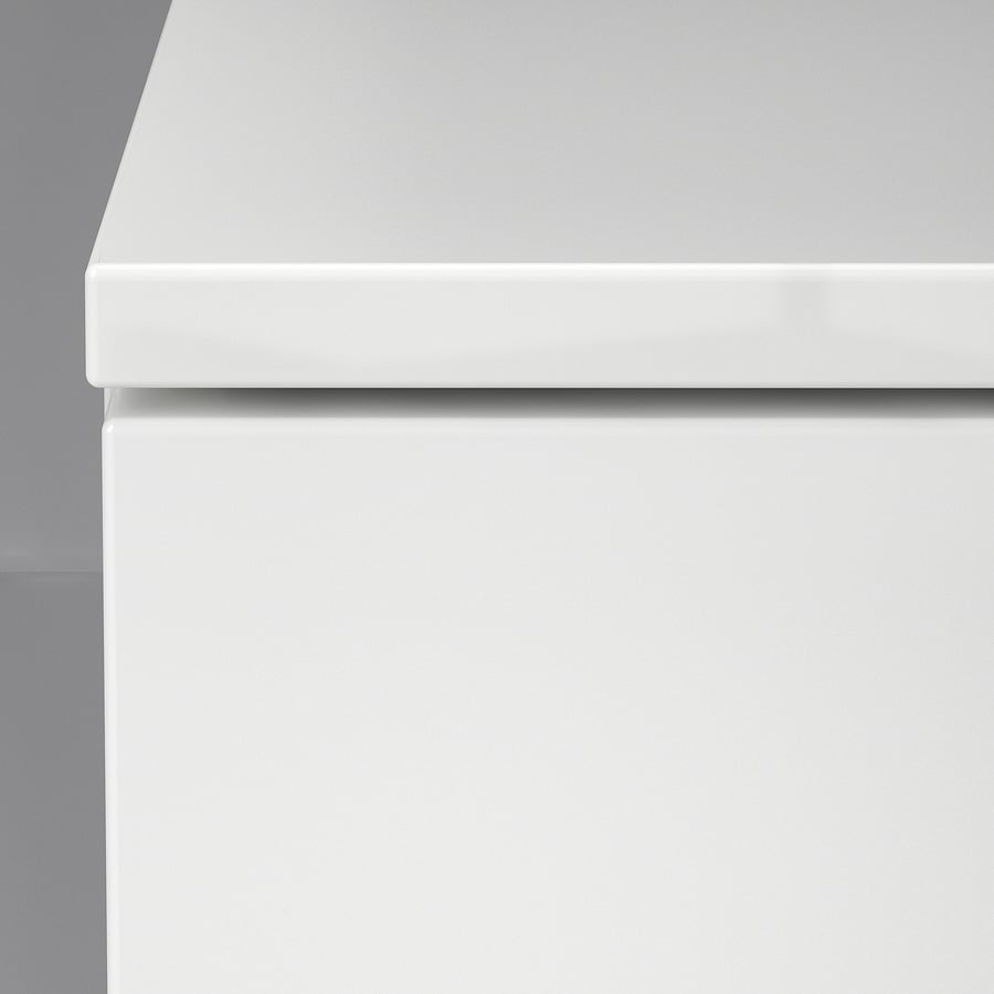 NORDLI Kummut, 12 sahtlit, valge, 160x99 cm