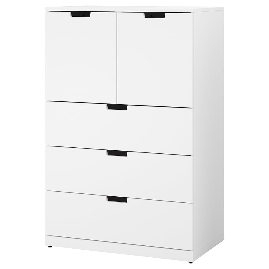NORDLI 5 sahtliga kummut, valge