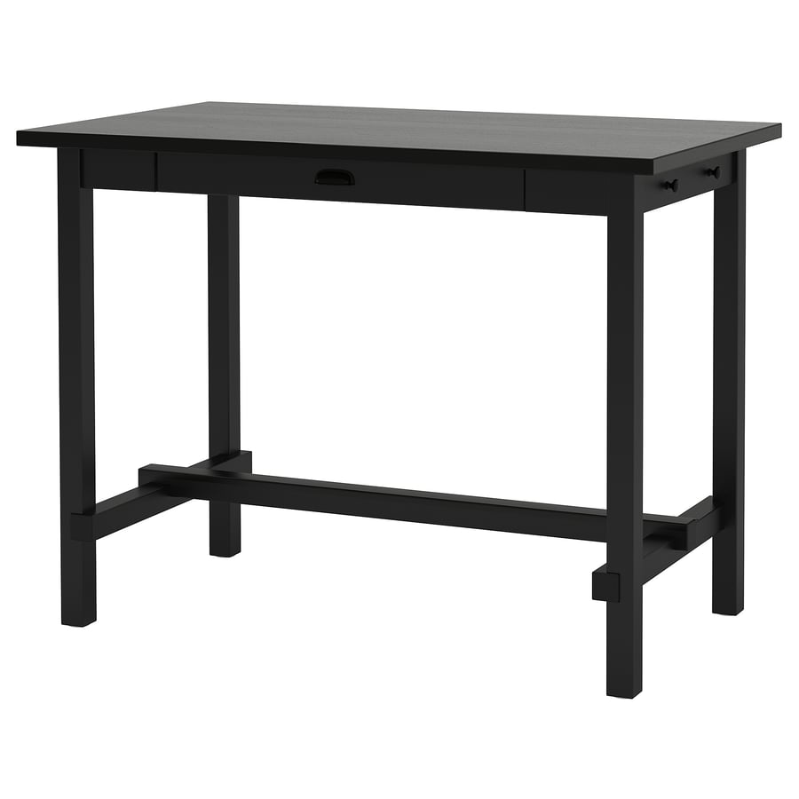 NORDVIKEN bāra galds  140x80 melnā krāsā