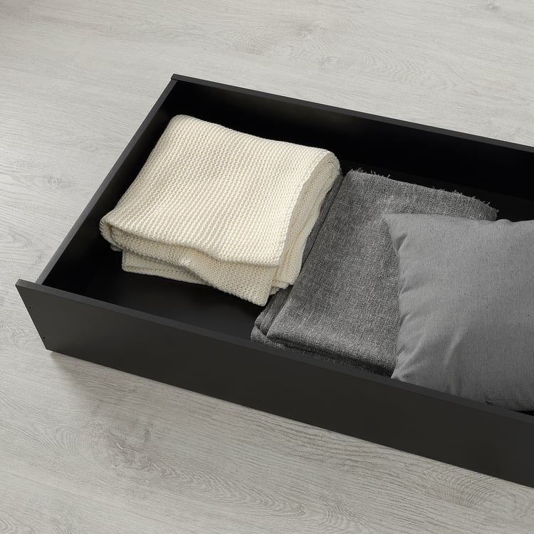 NYHAMN skrzynia, czarny, 160x63x21 cm IKEA