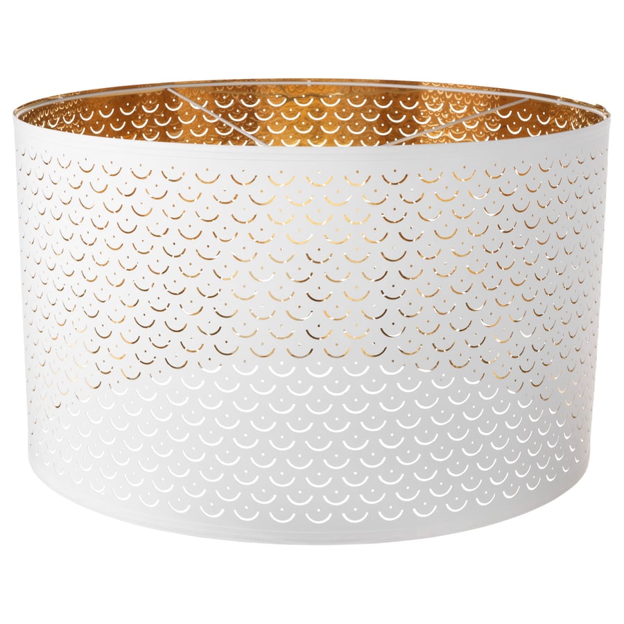 NYMÖ Valgusti, valge, messingvärv, 59 cm