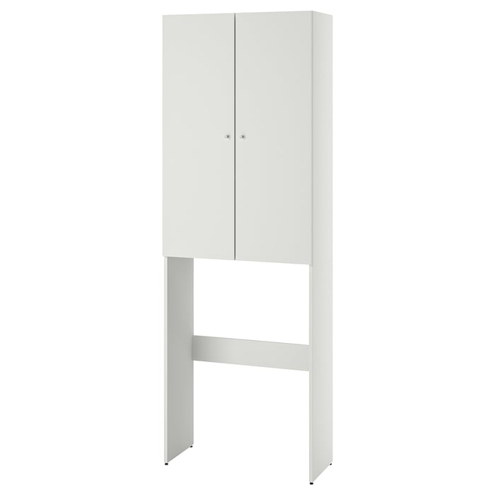 NYSJÖN Шафка над пральною машиною, білий, 65x190 см