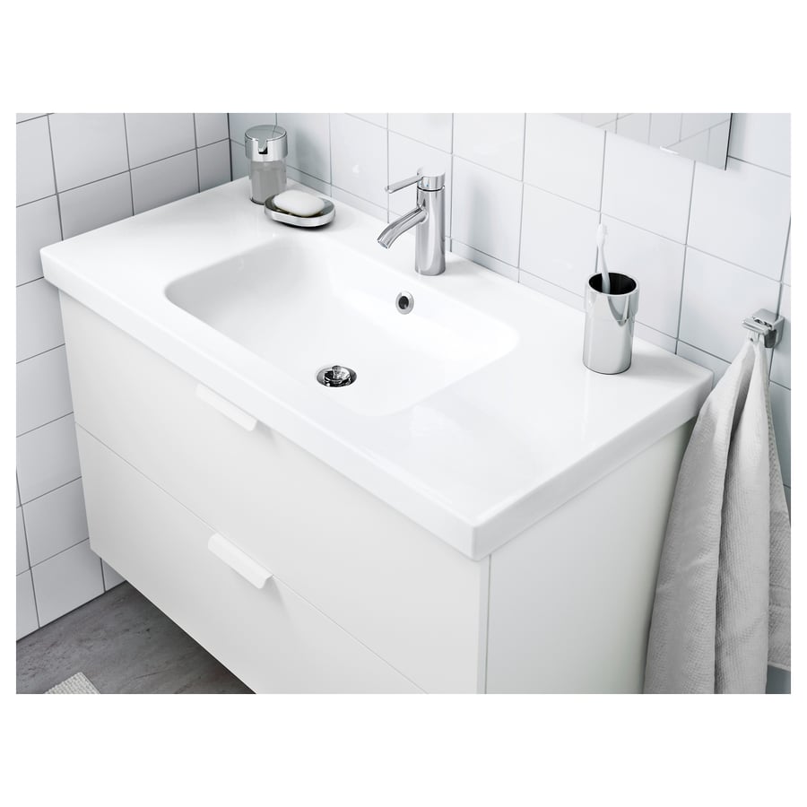 ODENSVIK Pojedyncza umywalka, 103x49x6 cm IKEA
