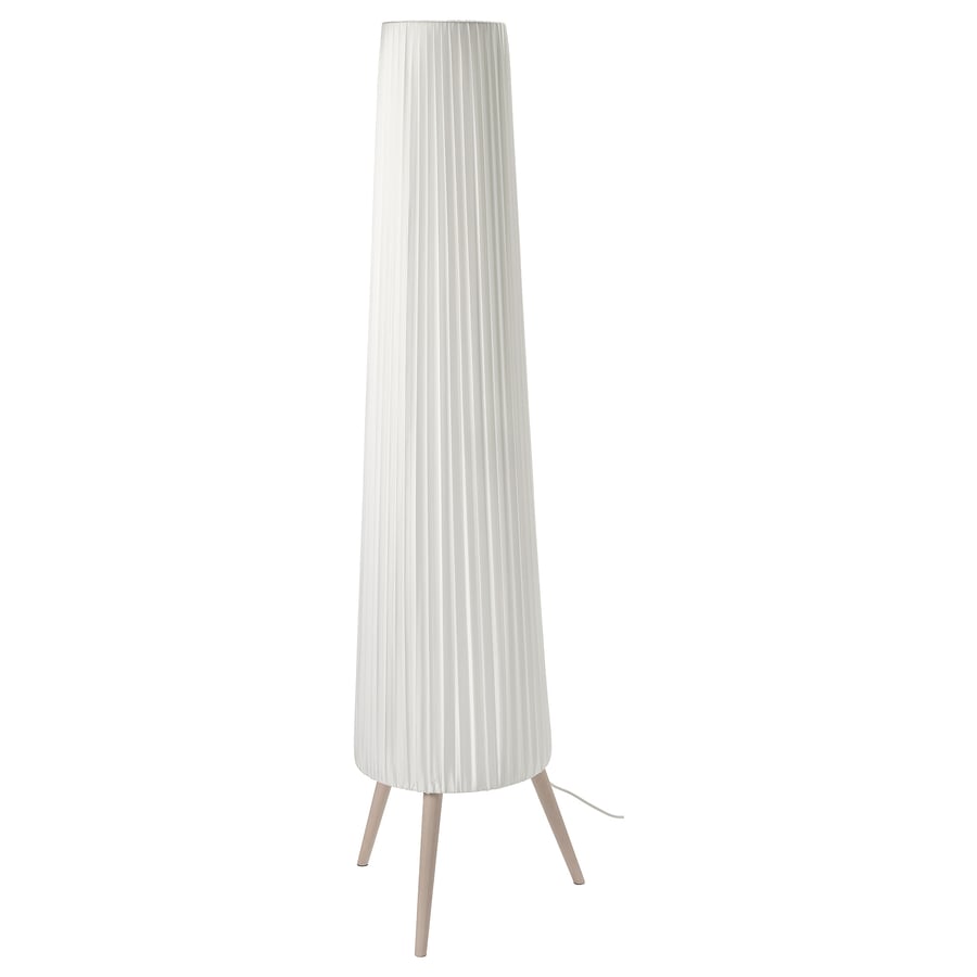 ÖKENSAND  stāvlampa, dižskābardis/baltā krāsā