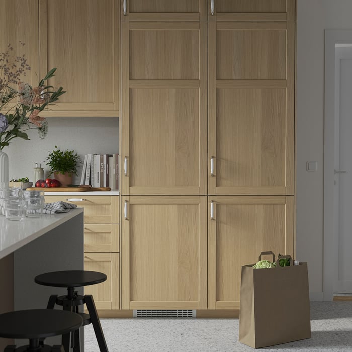 ÖVERNÄS Холодильник/морозильник, IKEA 700 інтегрований 193/74 л, фото 3