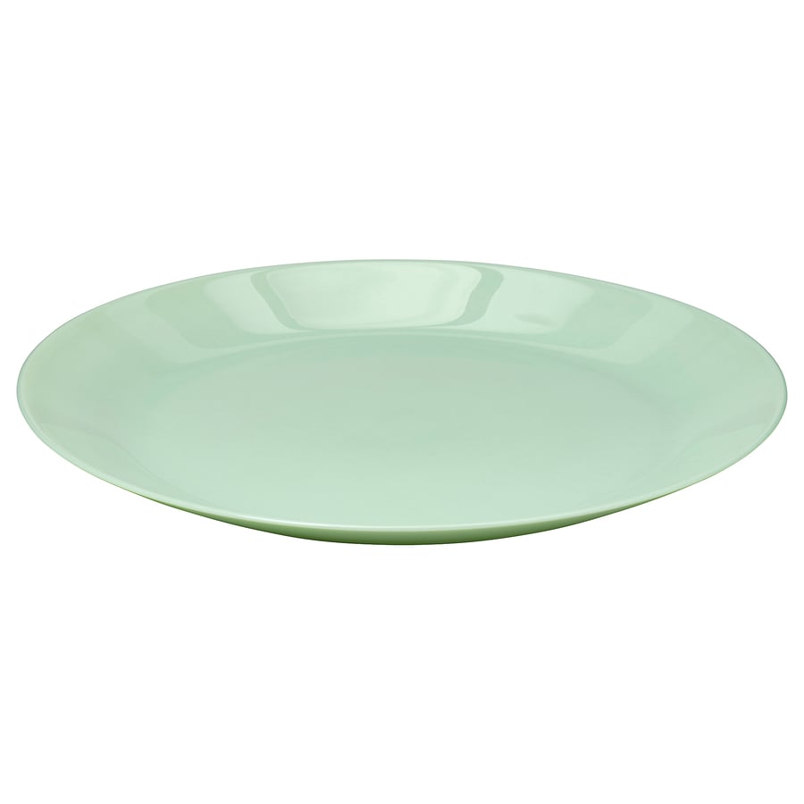 OFTAST, šķīvis 25 cm, gaiši zaļā krāsā