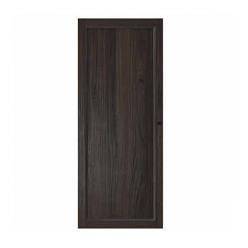 OXBERG - drzwi, 40x97 cm, ciemnobrązowy imit. dębu