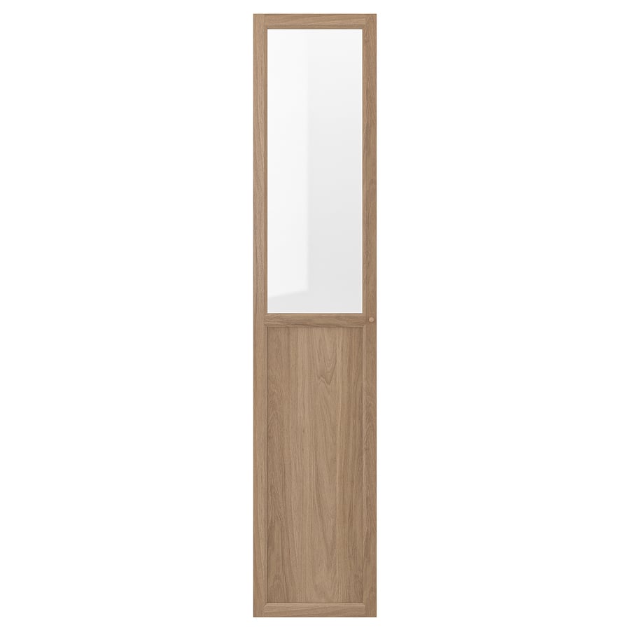 OXBERG  paneel-/klaasuks, 40x192 cm, tammeimitatsioon 