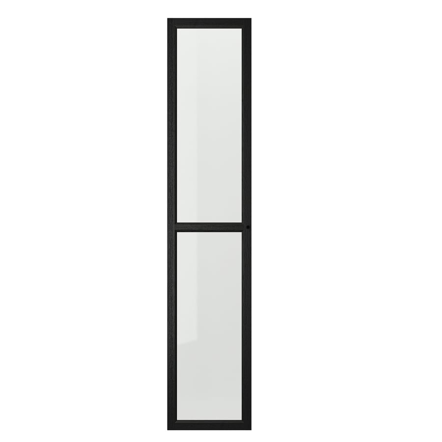 OXBERG  klaasuks, 40x192 cm, must tammeimitatsioon  