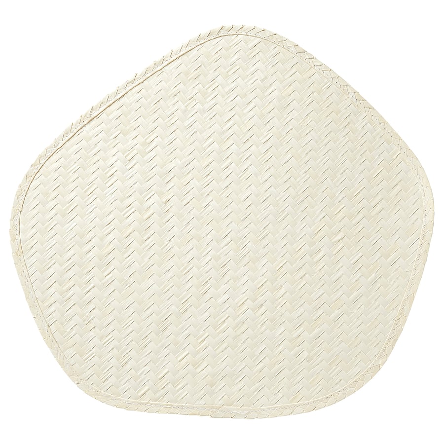 PADDFISK  galda paliktnis, 37x35 cm, palmas lapa roku darbs 