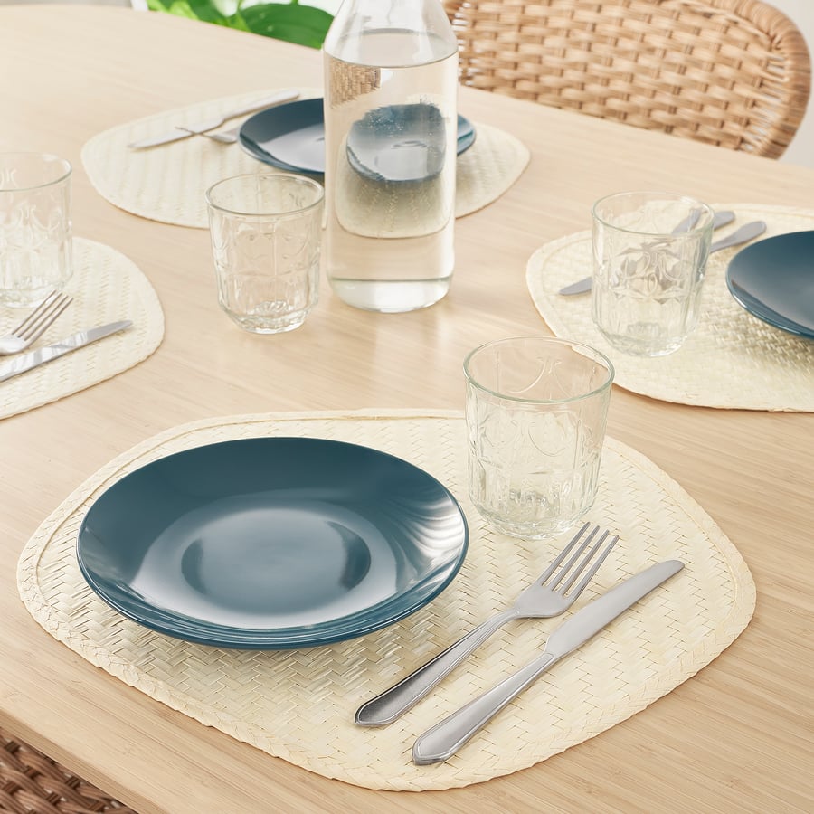 PADDFISK lauamatt, palmileht käsitöö, 37x35 cm PADDFISK lauamatt, palmileht käsitöö, 37x35 cm